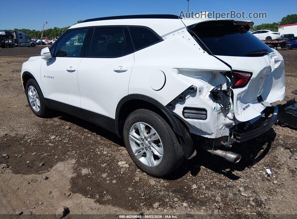 3GNKBCR46NS217845 2022 CHEVROLET BLAZER White Trasero izquierdo