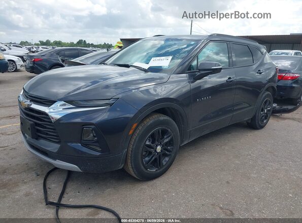 3GNKBCR46NS227114 2022 CHEVROLET BLAZER Gray წინა მარცხენა ხედი სამი მეოთხედიდან