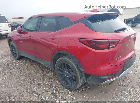 3GNKBCR46PS220716 2023 CHEVROLET BLAZER Red Rear left