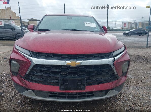 3GNKBCR46PS220716 2023 CHEVROLET BLAZER Red Rear interior view