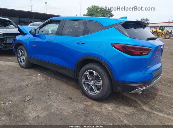 3GNKBCR46SS115120 2025 CHEVROLET BLAZER Blue უკანა მარცხენა