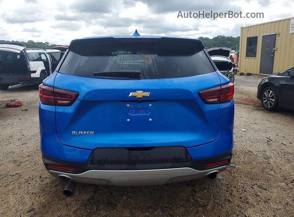 3GNKBCR46TS142559 2026 CHEVROLET BLAZER Blue Вид ззаду