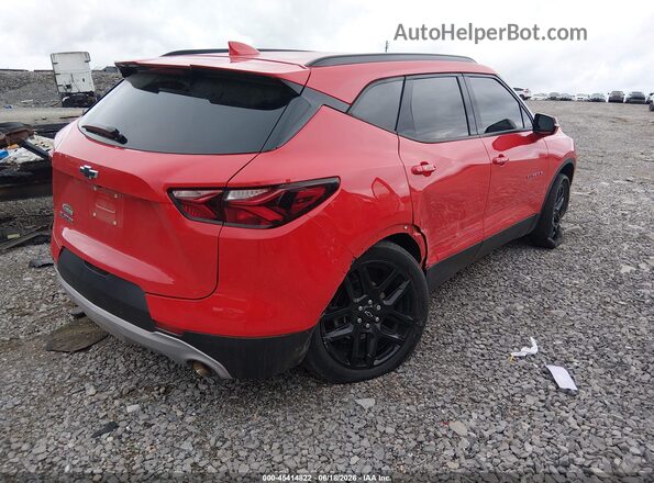 3GNKBCR48NS179292 2022 CHEVROLET BLAZER Red უკანა მარჯვენა
