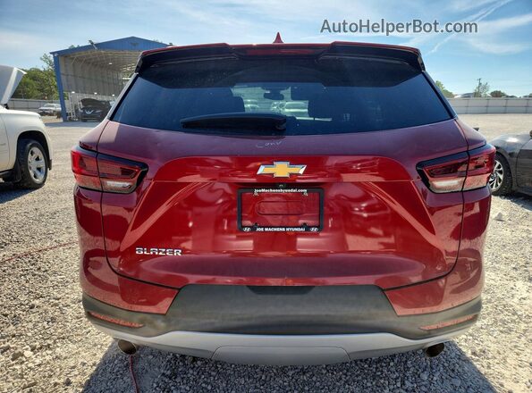 3GNKBCR48PS189372 2023 CHEVROLET BLAZER Red Вид ззаду