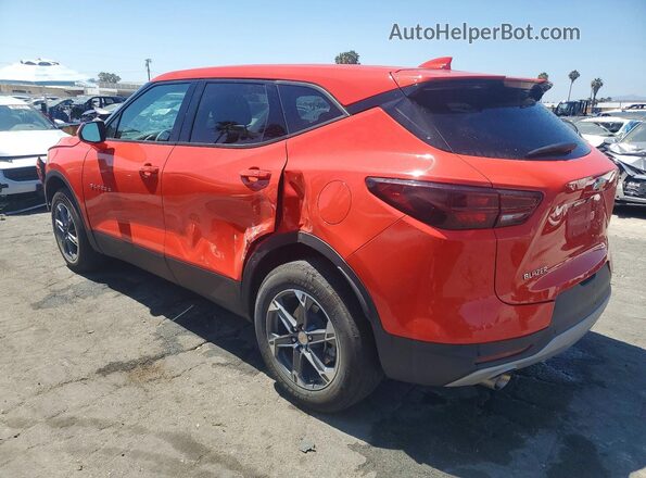 3GNKBCR48SS188506 2025 CHEVROLET BLAZER Orange Trasero izquierdo