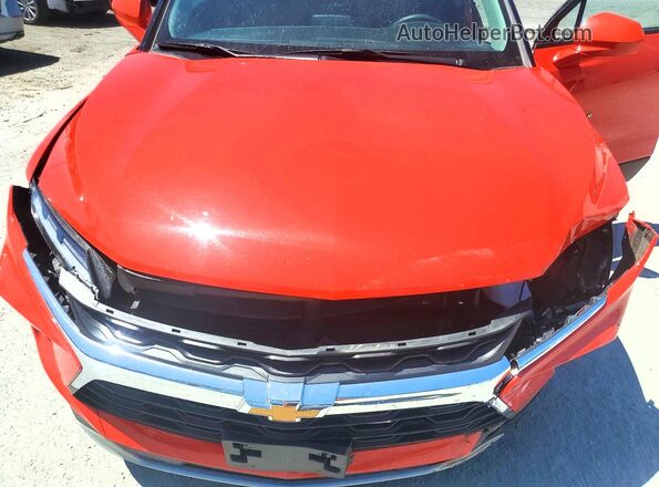 3GNKBCR48SS188506 2025 CHEVROLET BLAZER Orange Vista del compartimento del motor