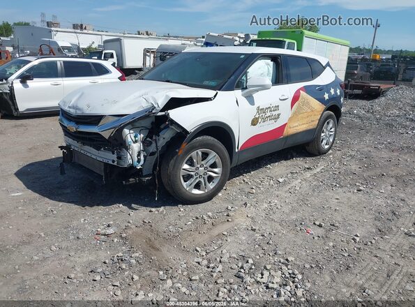 3GNKBCR4XNS113200 2022 CHEVROLET BLAZER White Front left