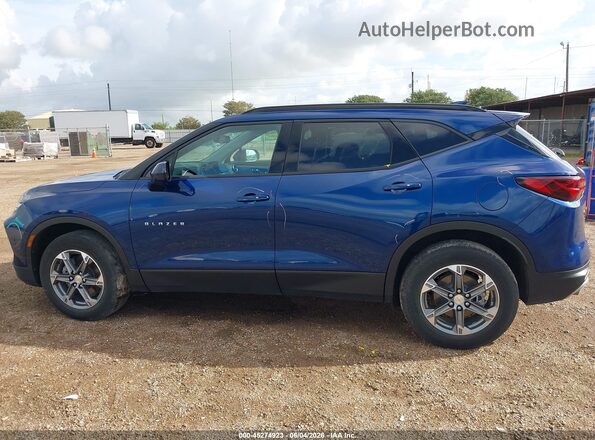 3GNKBCR4XPS127665 2023 CHEVROLET BLAZER Blue Սալոնի 360 աստիճան տեսք