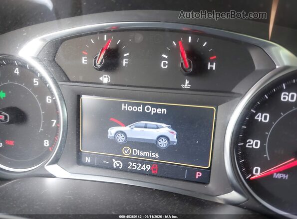 3GNKBCR4XPS174291 2023 CHEVROLET BLAZER Black უკანა სავარძლების ხედი