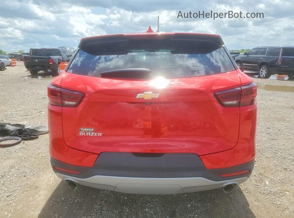 3GNKBCR4XPS229550 2023 CHEVROLET BLAZER Red Widok z tyłu