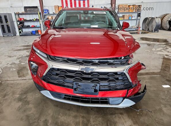 3GNKBCR4XRS155145 2024 CHEVROLET BLAZER Maroon Front view