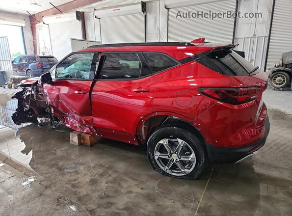 3GNKBCR4XRS155145 2024 CHEVROLET BLAZER Maroon Rear left