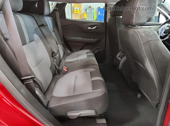 3GNKBCR4XRS155145 2024 CHEVROLET BLAZER Maroon Rear seats view