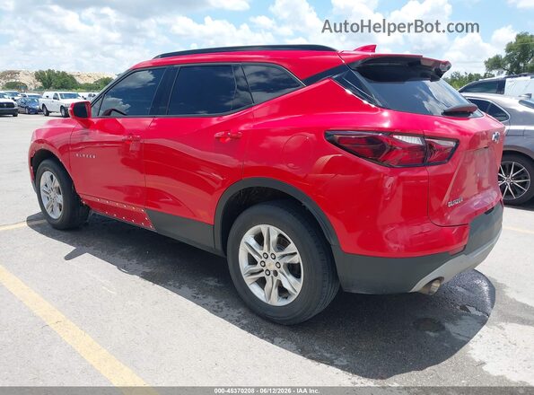 3GNKBCRS0LS725319 2020 CHEVROLET BLAZER Red Задня ліва чверть