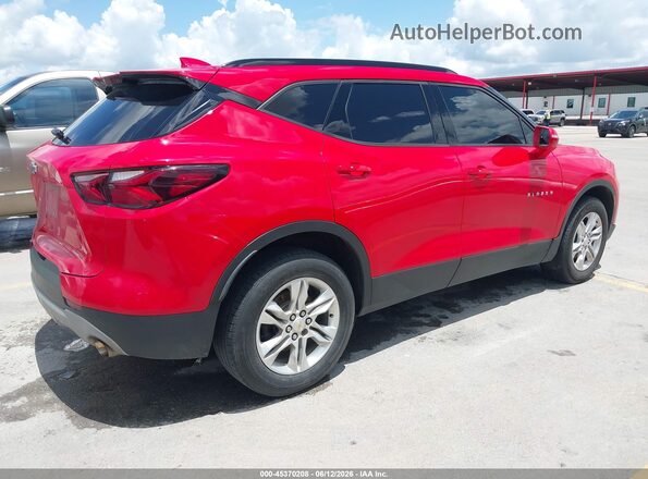3GNKBCRS0LS725319 2020 CHEVROLET BLAZER Red Задня права чверть