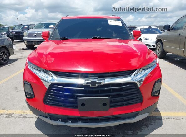 3GNKBCRS0LS725319 2020 CHEVROLET BLAZER Red Вид задньої частини салону