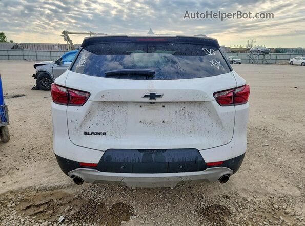 3GNKBCRS0MS543184 2021 CHEVROLET BLAZER White Widok z tyłu