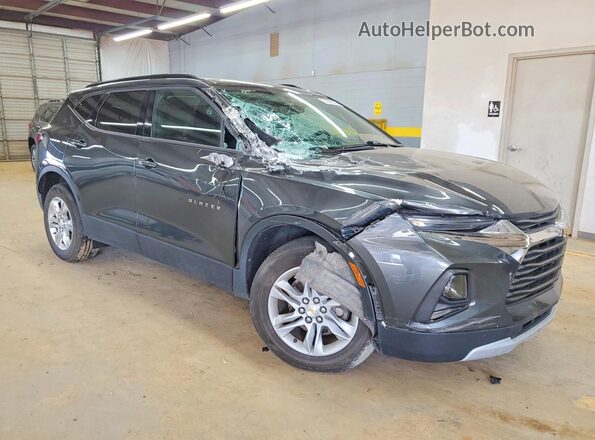 3GNKBCRS1KS620318 2019 CHEVROLET BLAZER Угольный Передняя правая четверть