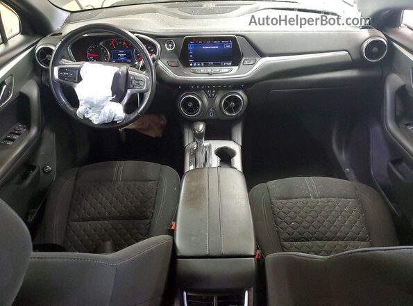 3GNKBCRS1KS620318 2019 CHEVROLET BLAZER Угольный Вид панели приборов