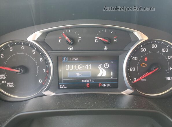3GNKBCRS1LS616822 2020 CHEVROLET BLAZER Blue Սարքավորումների վահանակի տեսք