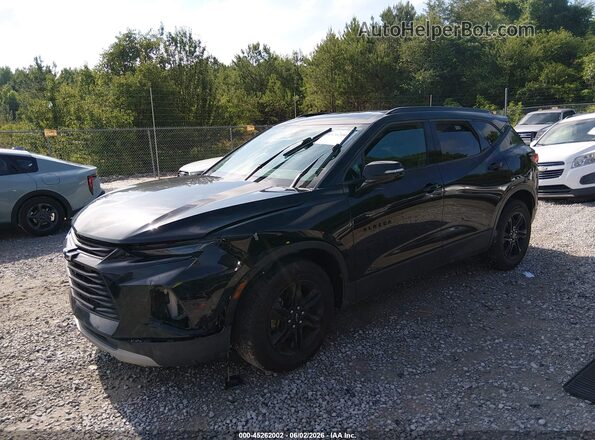 3GNKBCRS1LS684778 2020 CHEVROLET BLAZER Black წინა მარცხენა ხედი სამი მეოთხედიდან