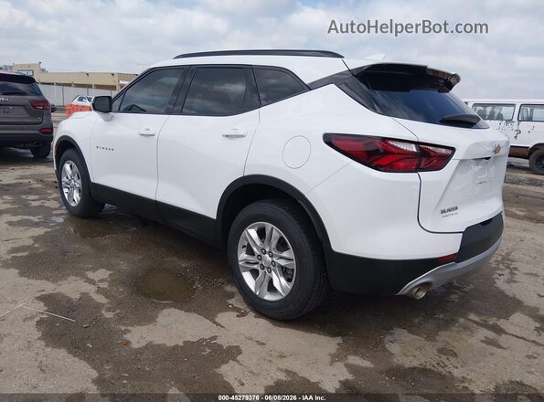 3GNKBCRS1MS539824 2021 CHEVROLET BLAZER Белый Задняя левая четверть