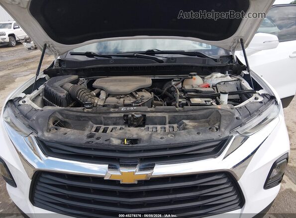 3GNKBCRS1MS539824 2021 CHEVROLET BLAZER Белый Вид сзади