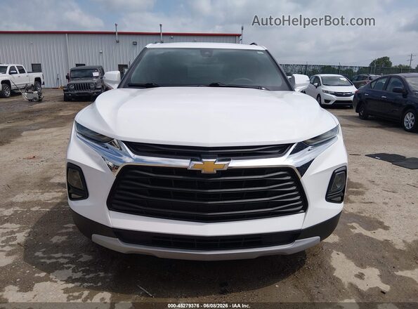 3GNKBCRS1MS539824 2021 CHEVROLET BLAZER Белый Вид щитка приборов