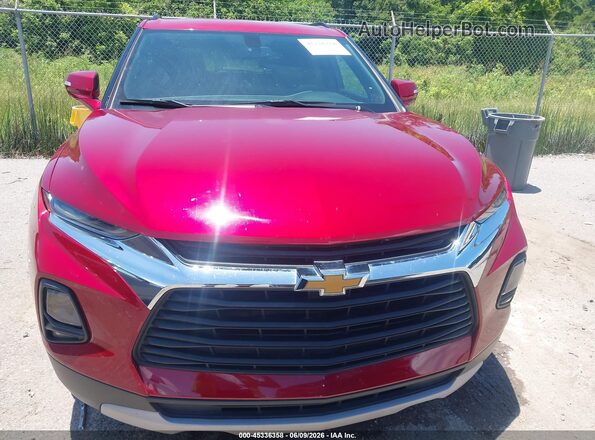 3GNKBCRS2LS530418 2020 CHEVROLET BLAZER Red ხელსაწყოთა პანელის ხედი