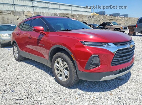 3GNKBCRS2LS643110 2020 CHEVROLET BLAZER Красный Передняя правая четверть
