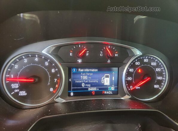 3GNKBCRS2LS725807 2020 CHEVROLET BLAZER Black Instrument cluster view