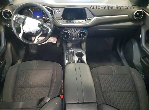3GNKBCRS2MS579085 2021 CHEVROLET BLAZER Gray Вид панелі приладів