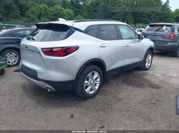 3GNKBCRS3MS549075 2021 CHEVROLET BLAZER Silver უკანა მარჯვენა