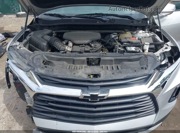 3GNKBCRS3MS549075 2021 CHEVROLET BLAZER Silver უკანა ხედი