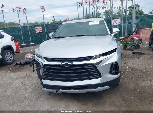 3GNKBCRS3MS549075 2021 CHEVROLET BLAZER Silver უკანა სალონის ხედი