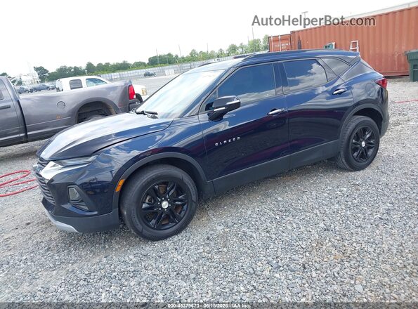 3GNKBCRS5LS684282 2020 CHEVROLET BLAZER Blue Передня ліва чверть