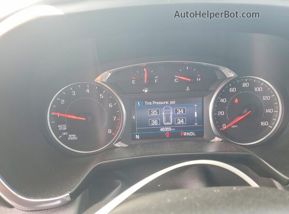 3GNKBCRS5LS707639 2020 CHEVROLET BLAZER Black Instrument cluster view