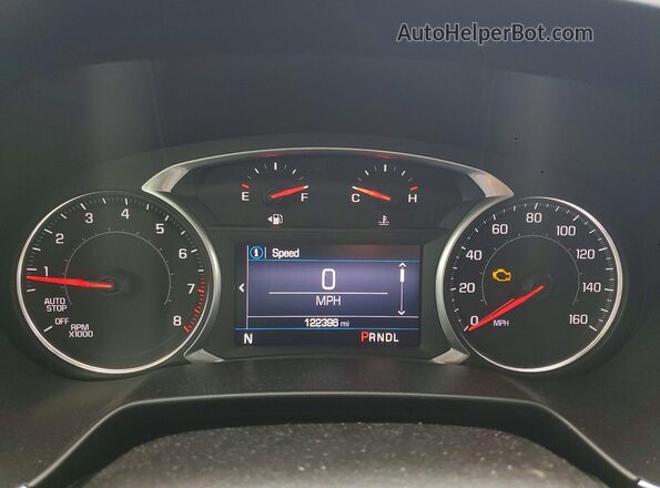 3GNKBCRS5MS564693 2021 CHEVROLET BLAZER Black Instrument cluster view