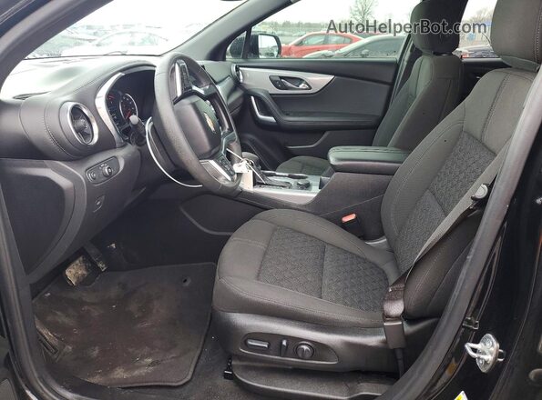 3GNKBCRS5MS564693 2021 CHEVROLET BLAZER Black Front interior view