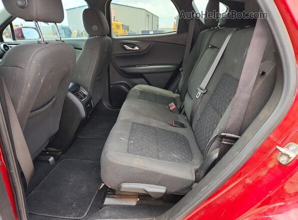 3GNKBCRS6LS585129 2020 CHEVROLET BLAZER Red Rear interior view