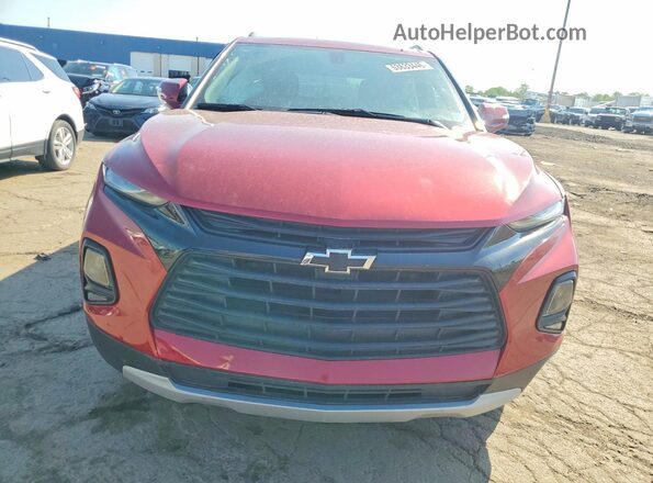 3GNKBCRS6LS663747 2020 CHEVROLET BLAZER Red Front view
