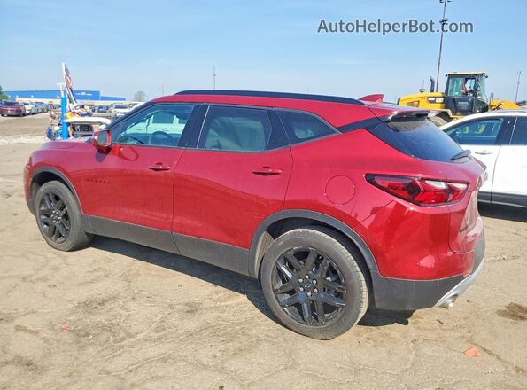 3GNKBCRS6LS663747 2020 CHEVROLET BLAZER Red Rear left