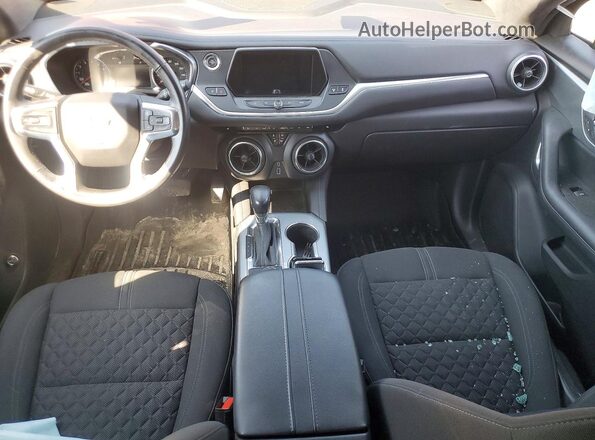 3GNKBCRS6LS663747 2020 CHEVROLET BLAZER Red Dashboard view