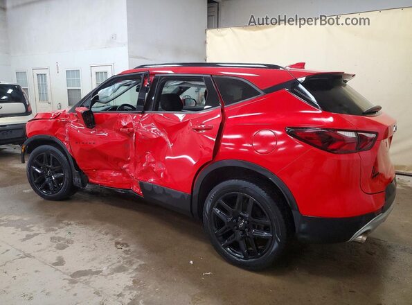 3GNKBCRS6MS502316 2021 CHEVROLET BLAZER Red Tył lewy