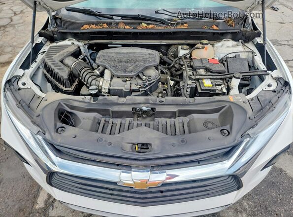 3GNKBCRS6MS509797 2021 CHEVROLET BLAZER White Vista del compartimento del motor