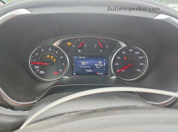 3GNKBCRS6MS509797 2021 CHEVROLET BLAZER White Vista del cuadro de instrumentos