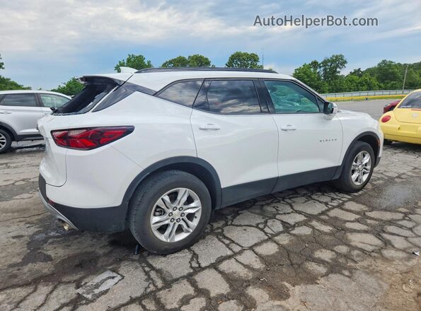 3GNKBCRS6MS509797 2021 CHEVROLET BLAZER White Trasero derecho
