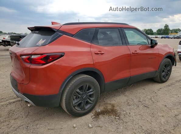 3GNKBCRS6MS515762 2021 CHEVROLET BLAZER Orange Հետևի աջ