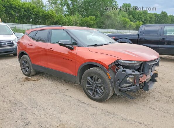 3GNKBCRS6MS515762 2021 CHEVROLET BLAZER Orange Առջևի աջ