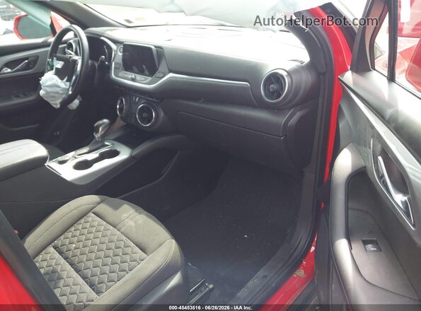 3GNKBCRS7LS647914 2020 CHEVROLET BLAZER Red Widok wnętrza z przodu